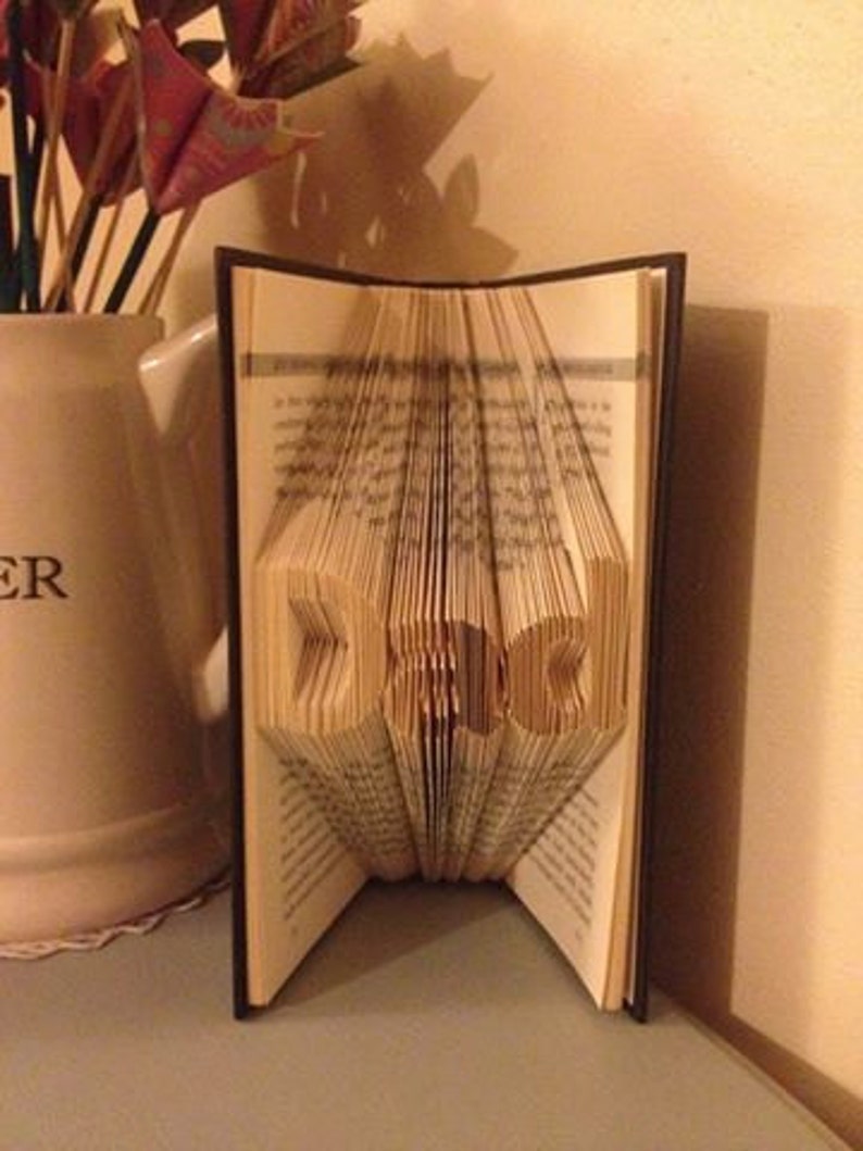 Dad Folded Book Art Pattern Pdf Free Instructions Book Folding Origami