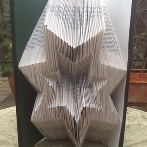 Book Folding Christmas Pack 4 Patterns Rudolf, Starburst, Star and Bell ...