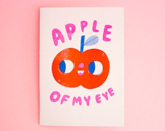 Apple of my Eye - Greeting Card