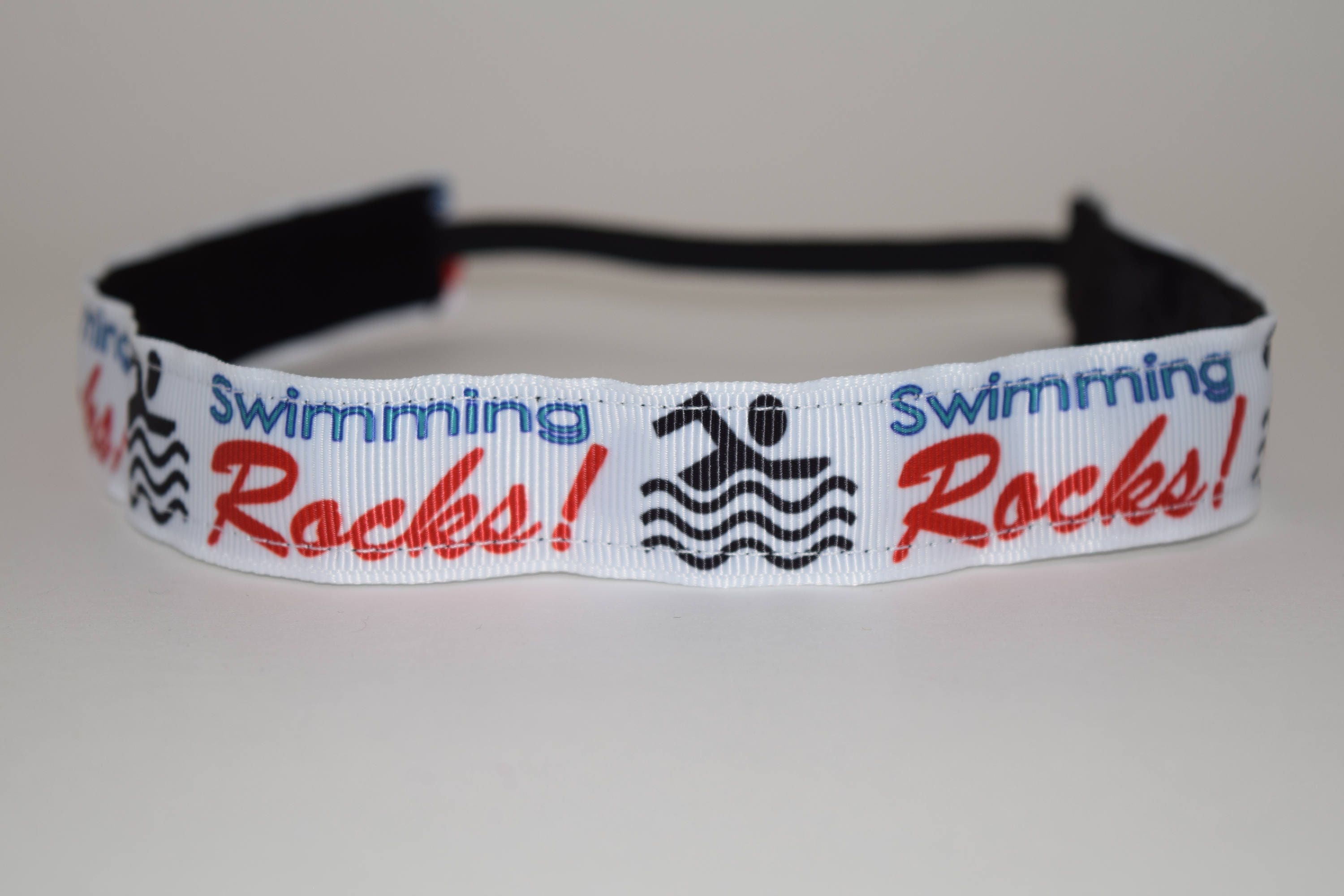 Swim Headband Swimming Rocks HeadbandSport Headband 7/8 Etsy