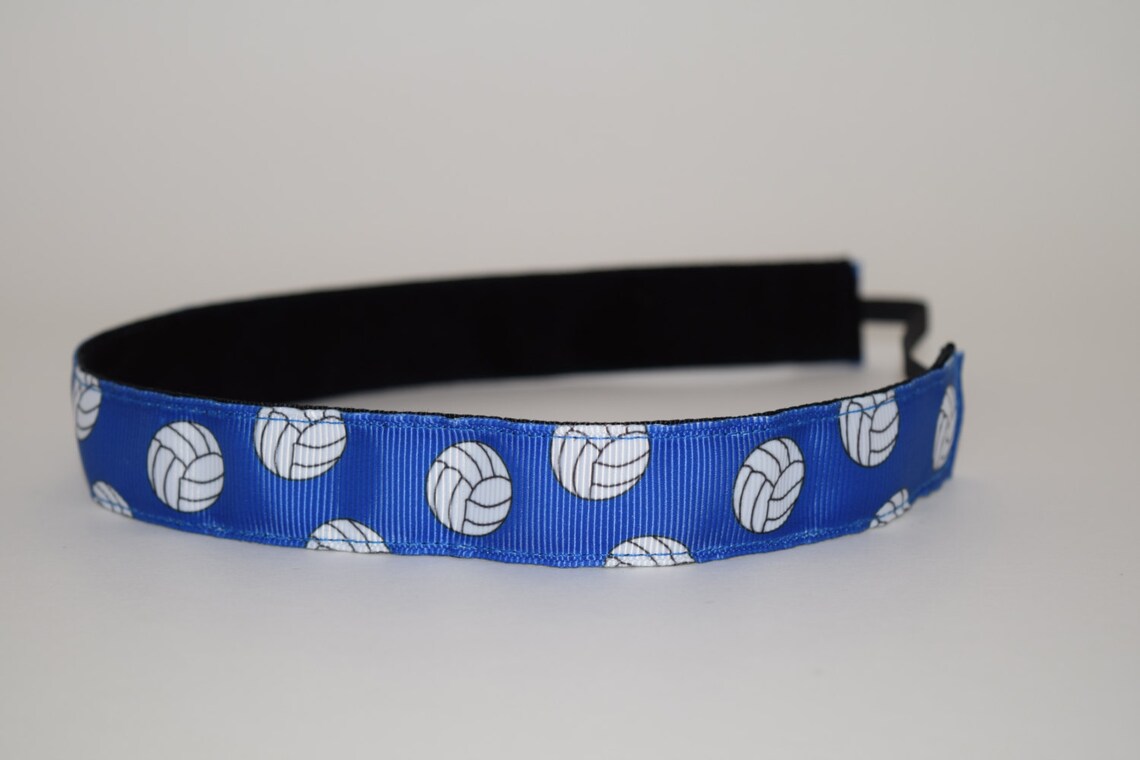 Blue Volleyball Headband Volleyball Headband Sport Headband Etsy
