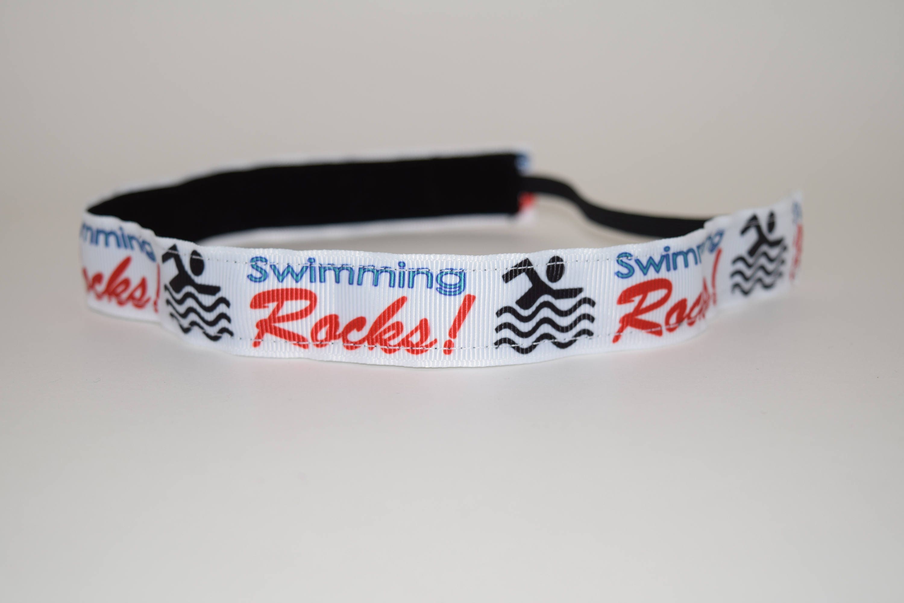 Swim Headband Swimming Rocks HeadbandSport Headband 7/8 Etsy