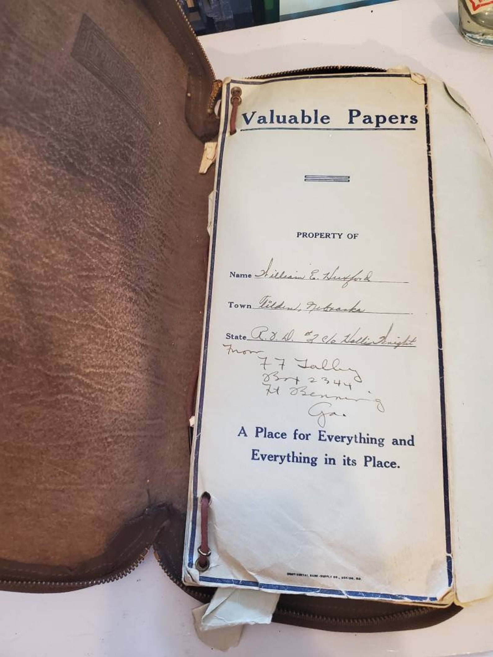 Vintage Valuable Papers Folder/envelopes Washington D.C Acacia Etsy