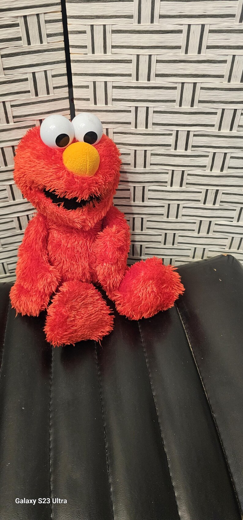 Vintage Sesame Street Tickliest Tickle Me Talking Elmo Plush 15 Talks ...