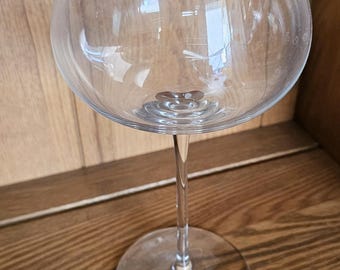 Copa de vino vintage de cristal Rogaska con forma de globo, con un juego de Eslovenia muy largo de 6 piezas.