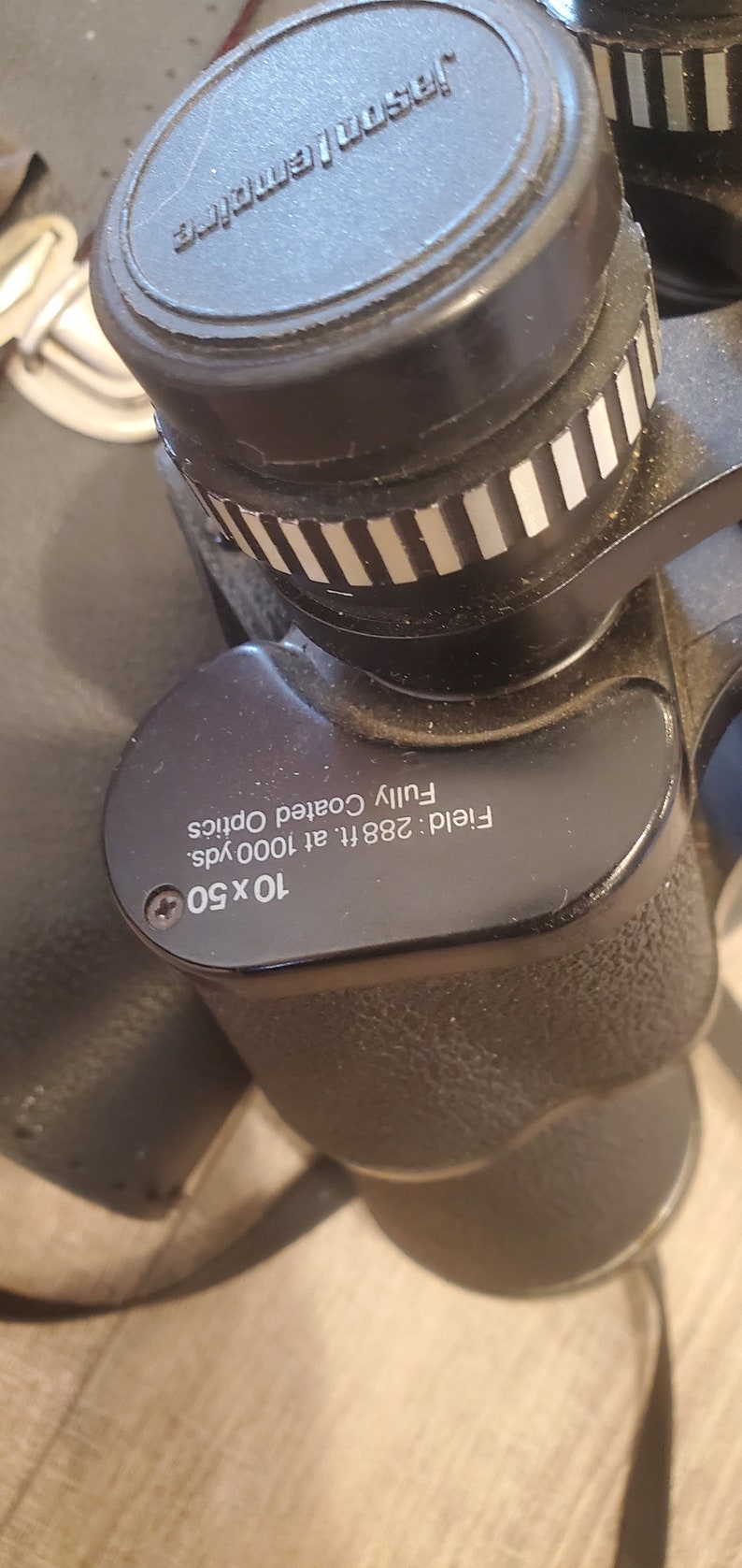 Vintage Binoculars Jason Empire Model 221 Empire 10x50 Used W Hard Case