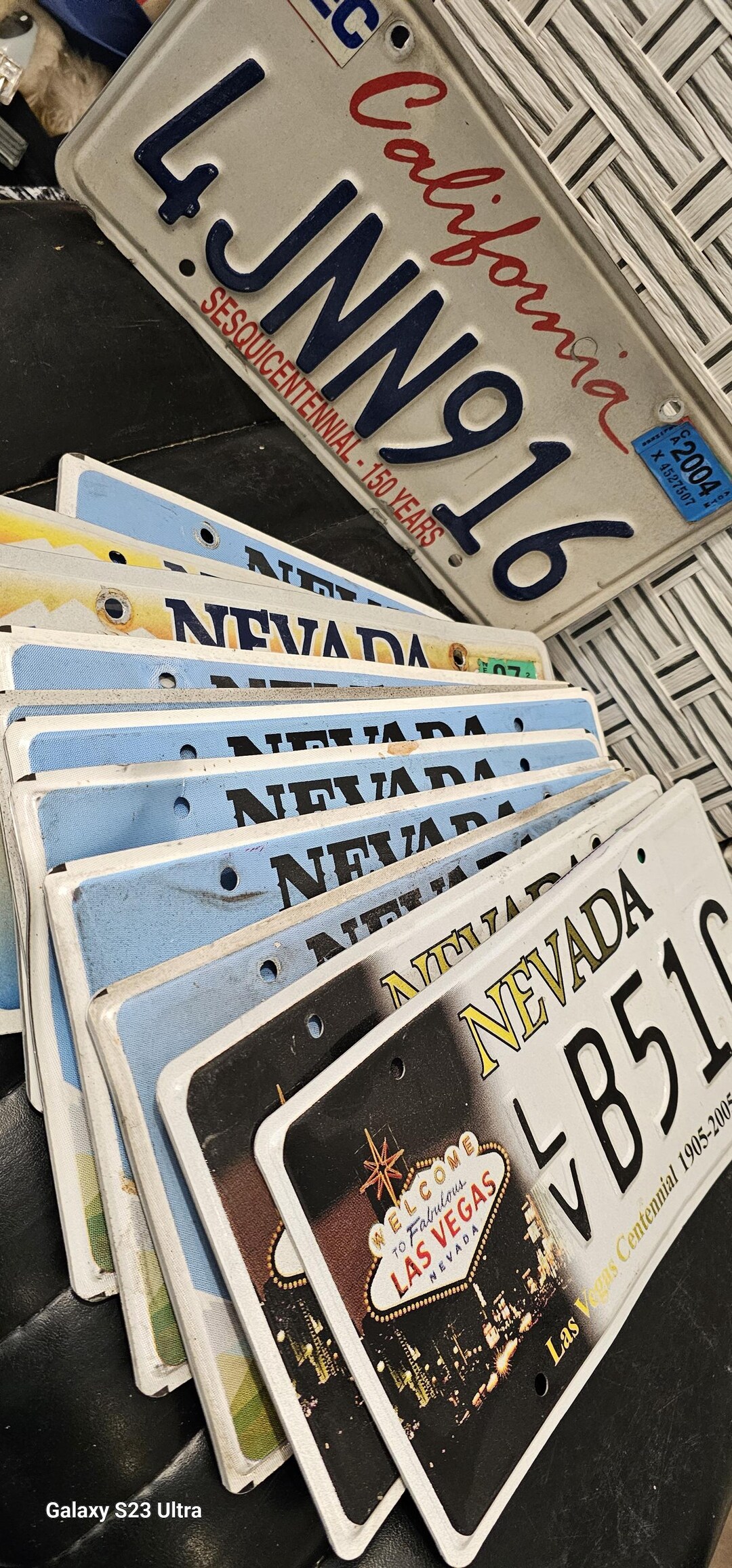 Nevada Las Vegas License Plate Used A Lots 11 Plus 1 California - Etsy