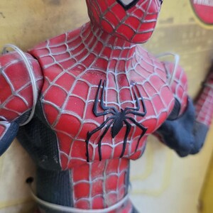 Vintage Spider-man 2 12" Poseable Action Figure 2004 By Toy Biz New Box Damage need cleaning