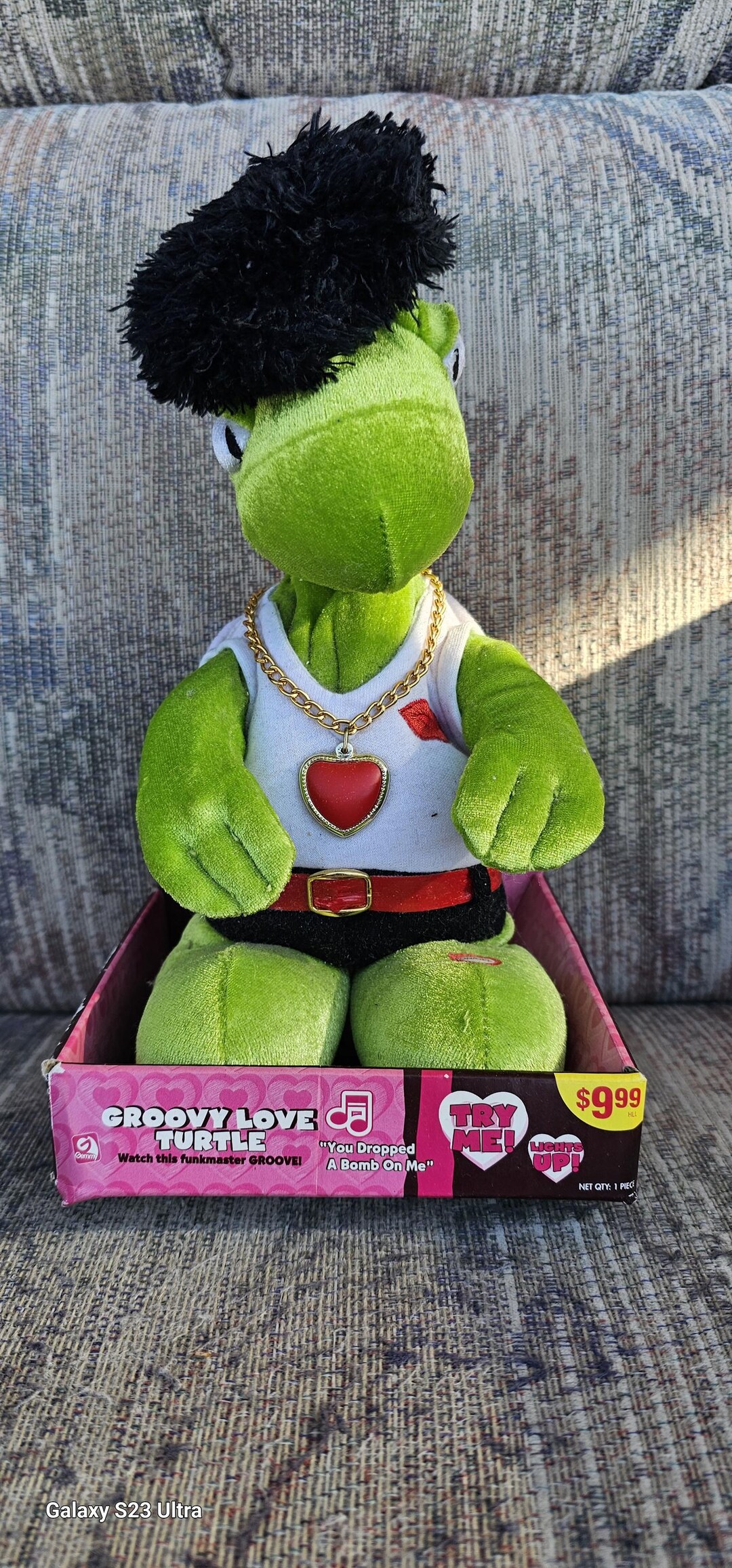 Vintage Gemmy Groovy Love Turtle “you Dropped a Bomb on Me”2006 New ...