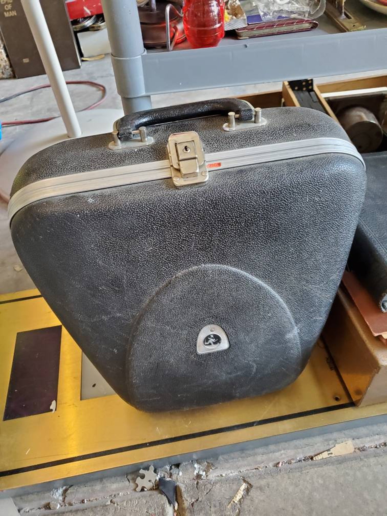 Vintage Bowling Ball Manhattan Rubber Black With Case Etsy