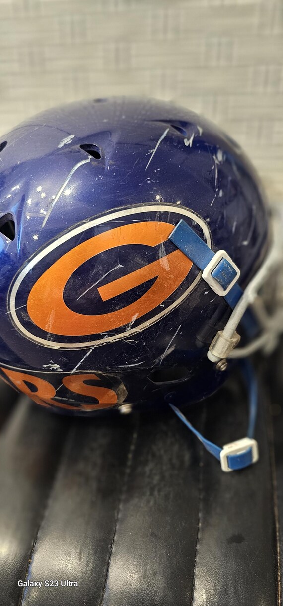 Collectible Gators Helmet Schutt Hybrid Mf L 2014 Season LAC Used