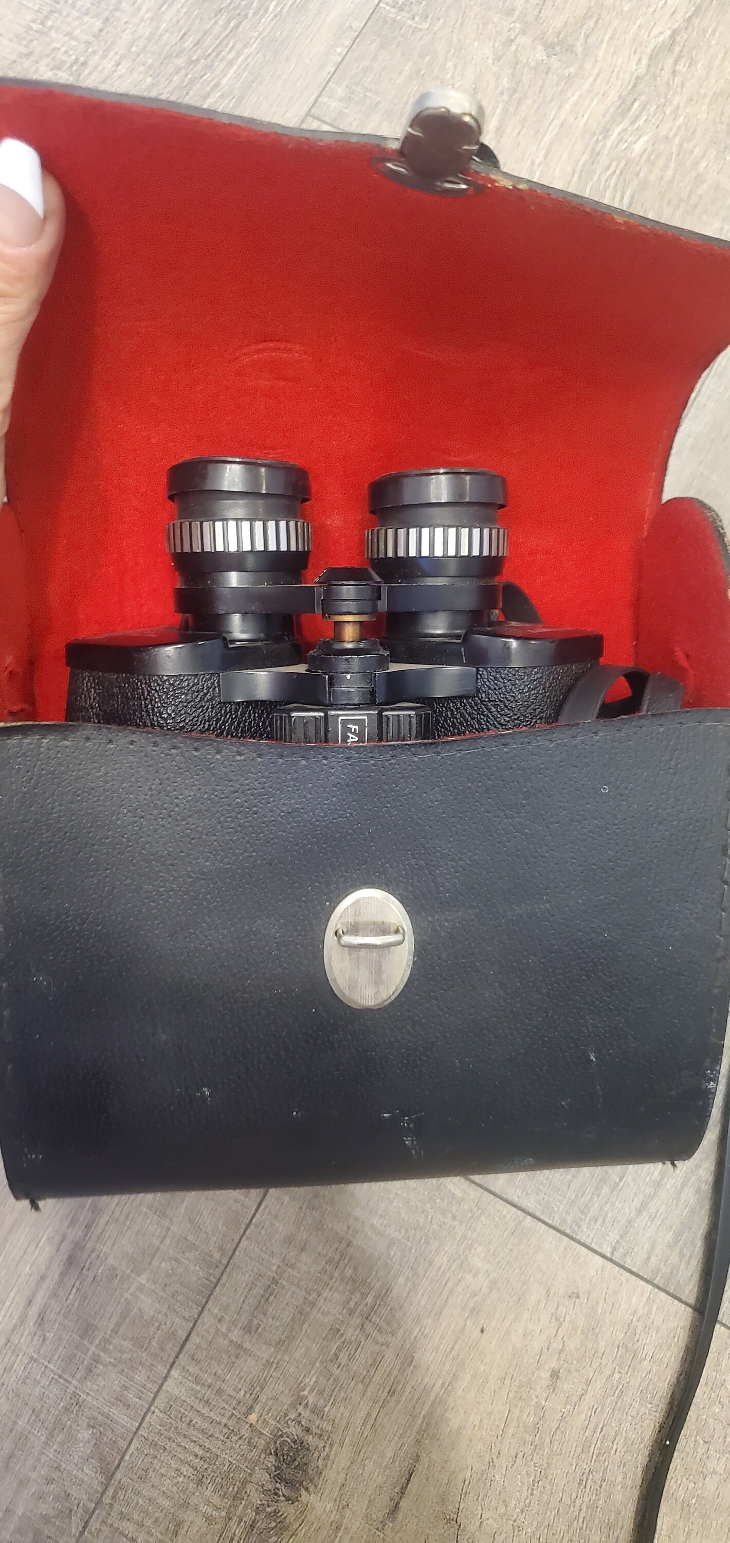 Vintage Binoculars Jason Empire Model 221 Empire 10x50 Used W Hard Case