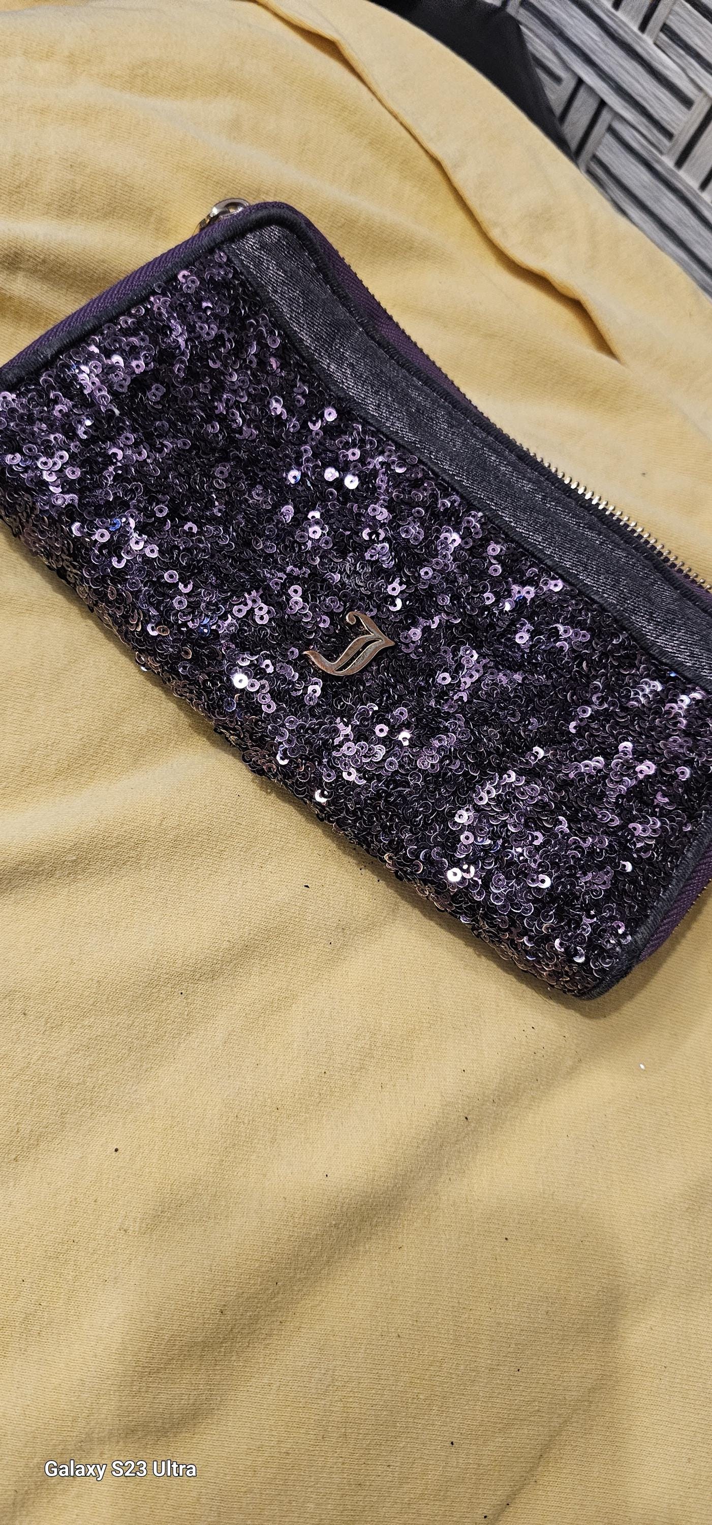 Juicy Couture☆Silver llic Purse 折りたたみ財布【UK発】 Vintage Juicy Couture Wallet and Purse - Etsy
