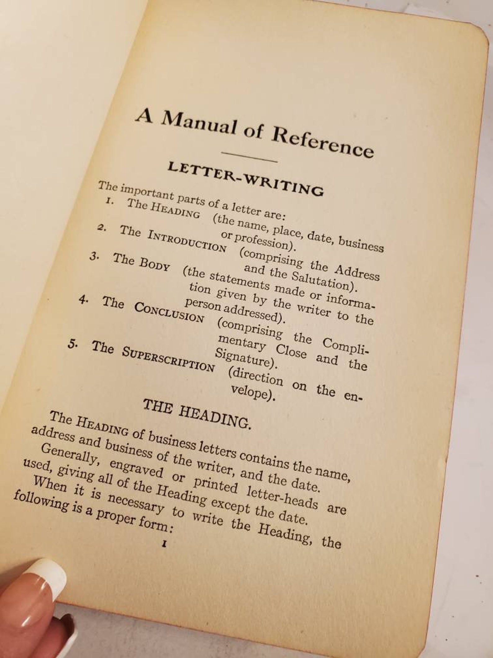 Vintage book Putnam's Correspondence Handbook 1912s by Etsy