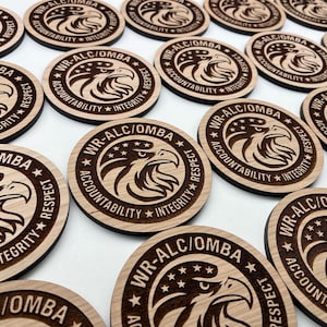 Custom Wood Coasters – Personalized Logo - Engraved Set for Corporate & Employee Gifts in Bulk image 17