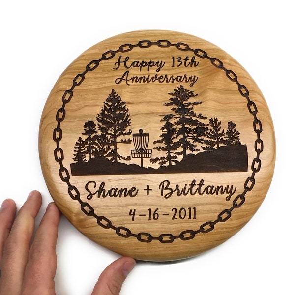 Disc Golf Gift - Mini - Trophy - 5 year Anniversary Gift - Personalized - Birthday Gift for Disc Golfer