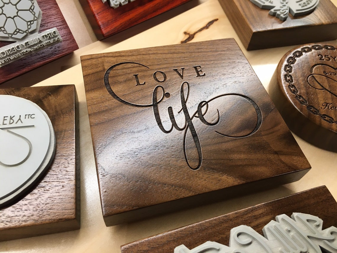 Large Stamp Custom Business Stamp Business Logo Wood Etsy