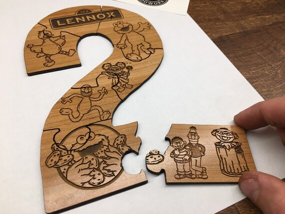 elmo wooden puzzle