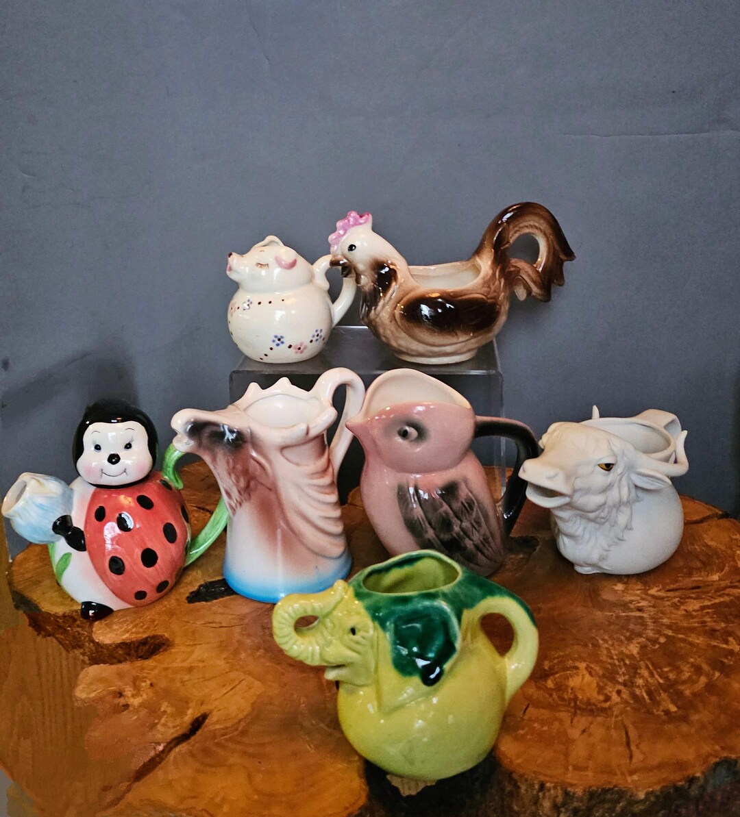 Vintage Animal Creamer, Figural Pitcher, Vintage Serving, Pitcher, Farm ...
