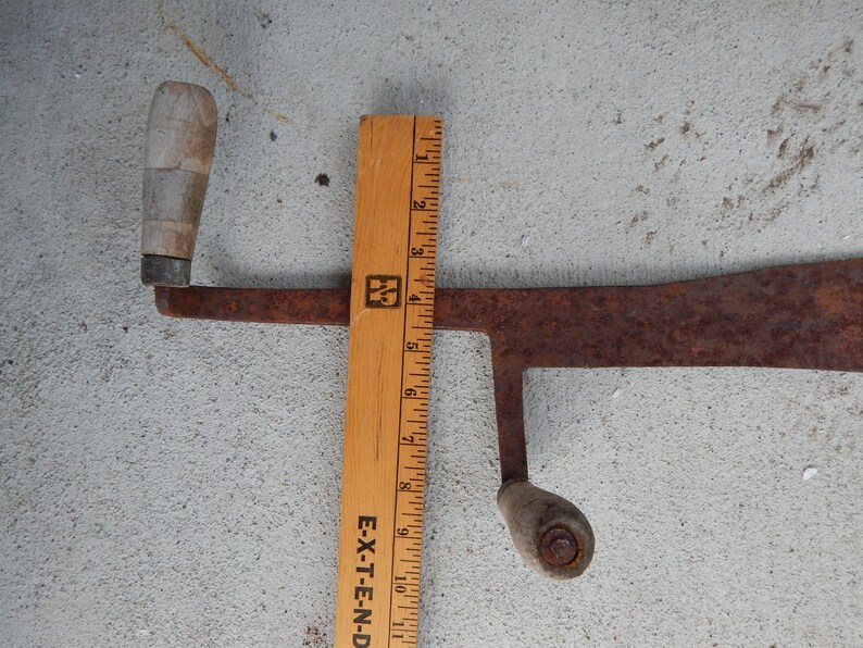 Antique Ice Cutter Hay Cutter Farmhouse Rustic Decor Etsy