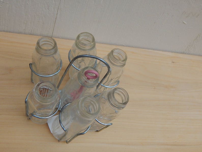 Vintage Glass Bottle Set 3 Evenflow Doll Bottle Mini Etsy