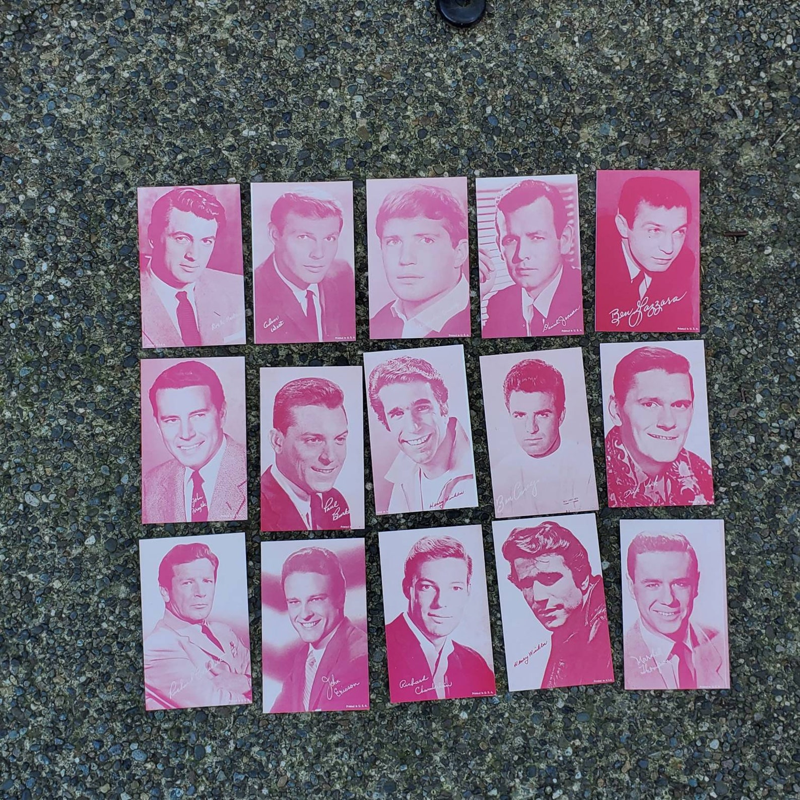 Vintage Hollywood Male Movie Star Post Cards Photo Cards From Etsy