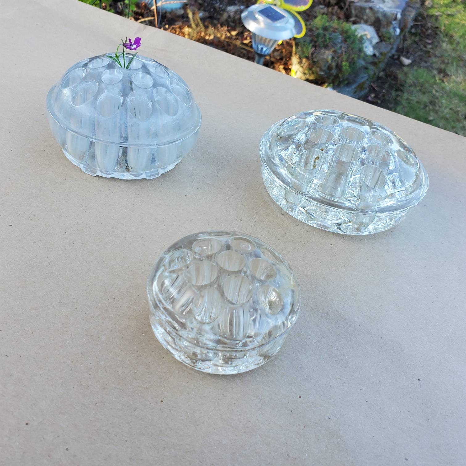 Vintage Flower Frogs Floral Gift Flower Arranging Frogs Etsy