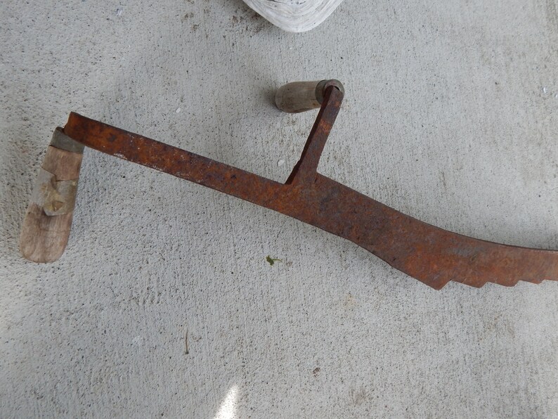 Antique Ice Cutter Hay Cutter Farmhouse Rustic Decor Etsy