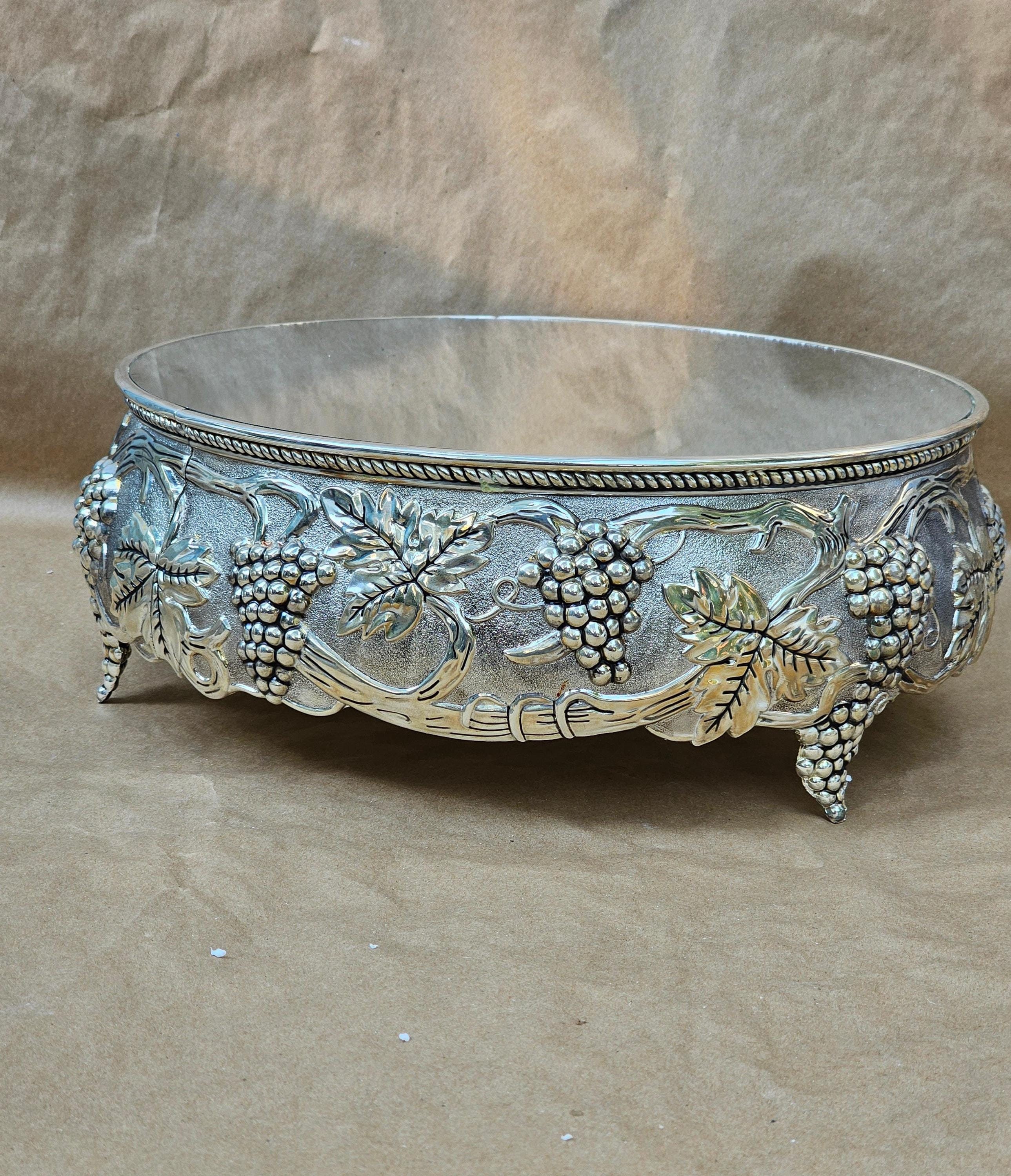 Vintage Silver Plate Pedestal - Etsy Vintage Silver Plate Pedestal - Etsy