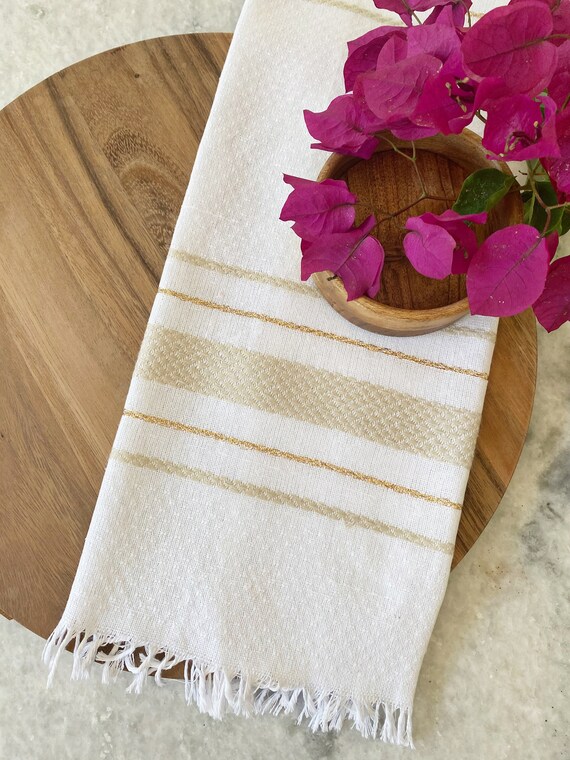 Bohemian Dish towel, Mexican hand towel, Mexican tea towel, cotton tea