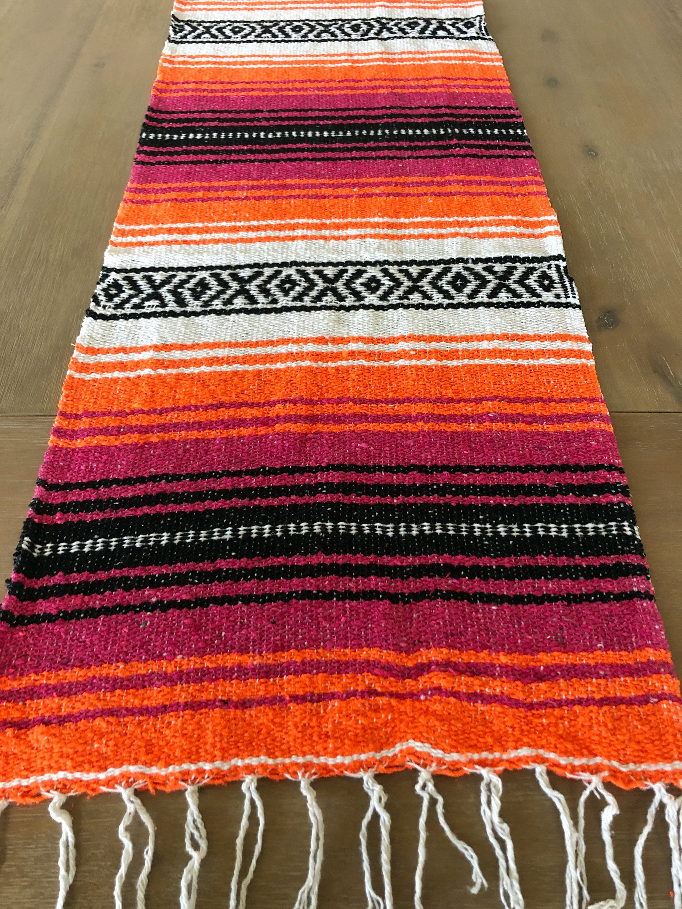 Bestseller Mexican Blanket Table Runner Bohemian Look for Etsy