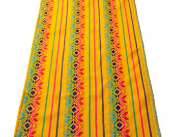 Mexican Fiesta Table Runner: Tribal Southwest Decor, 72”