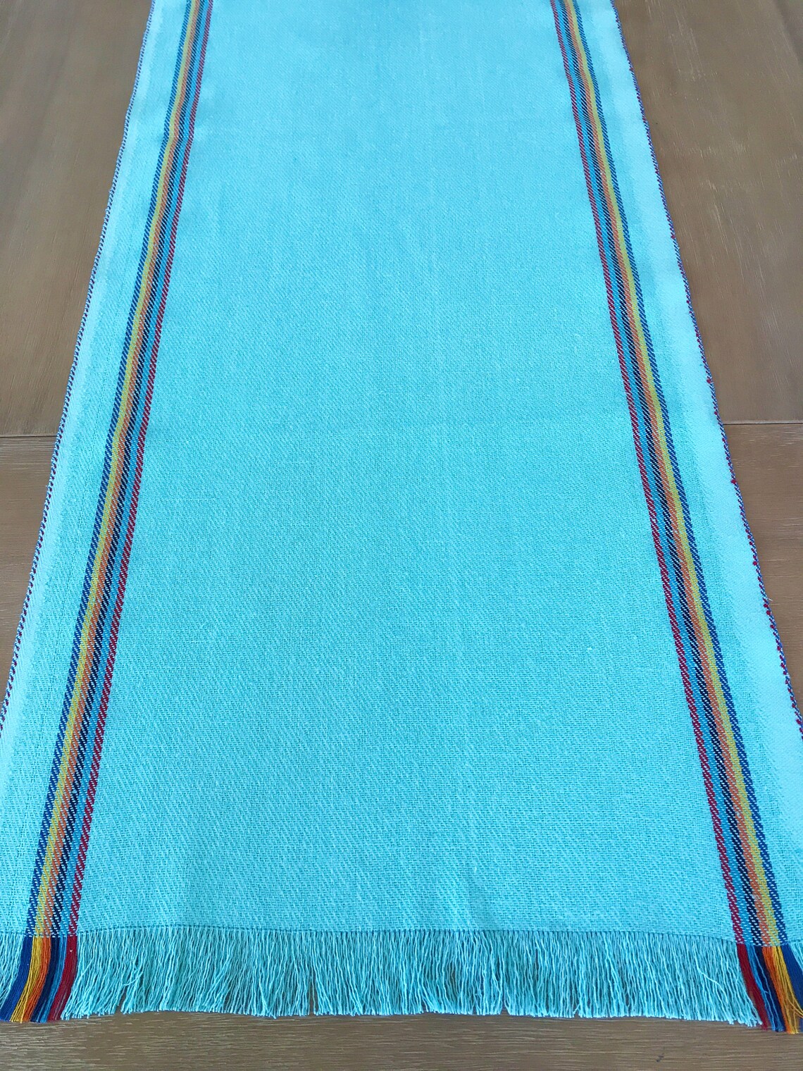 Mexican Party Supplies Turquoise Fabric Table Runner Llama - Etsy