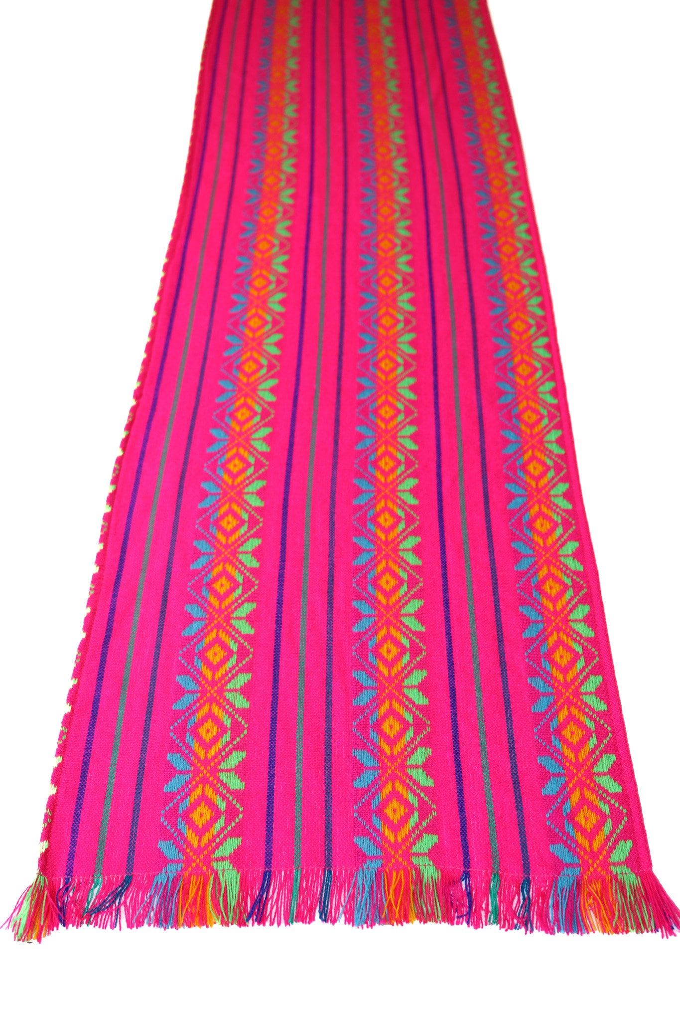 Cinco de Mayo table runner 72 Pink Southwestern table decor Boho chic decorations Mexican fiesta Bridal and baby shower