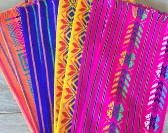 Mexican napkins, bulk set of 6. Assorted colors, Fiesta decorations, Llama party napkins, Mexican party decorations, Day of the Dead altar