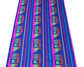 Embroidered Mexican Fiesta Table Runner: Colorful Party Decor (72")