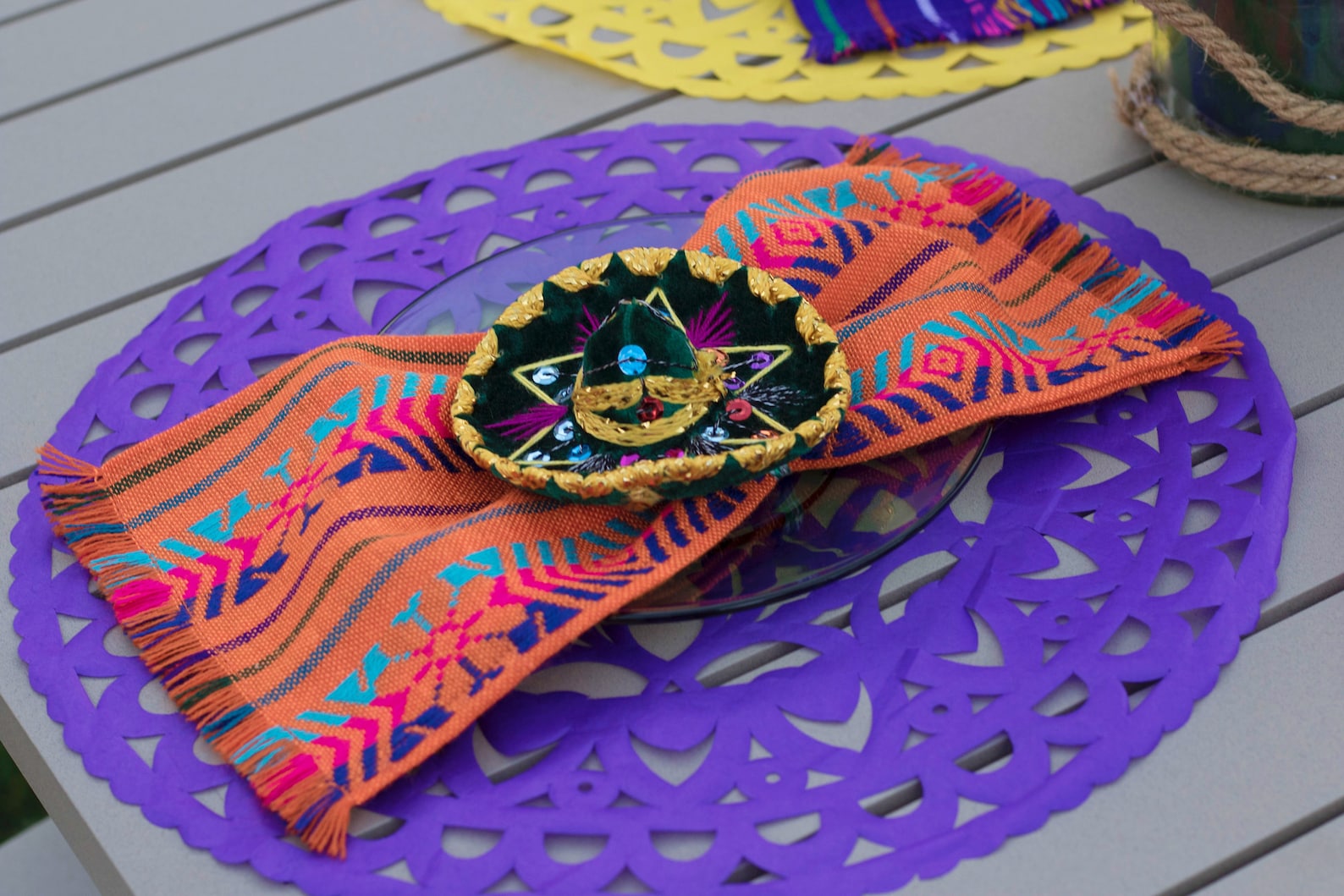 Mexican Napkins Bulk Set of 6. Assorted Colors Fiesta Etsy