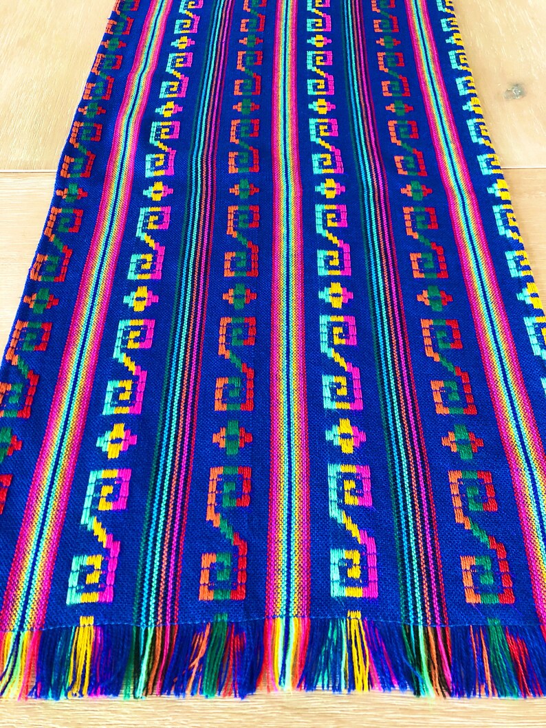Mexican Fiesta Table Runner Placemats Woven Napkins or Etsy