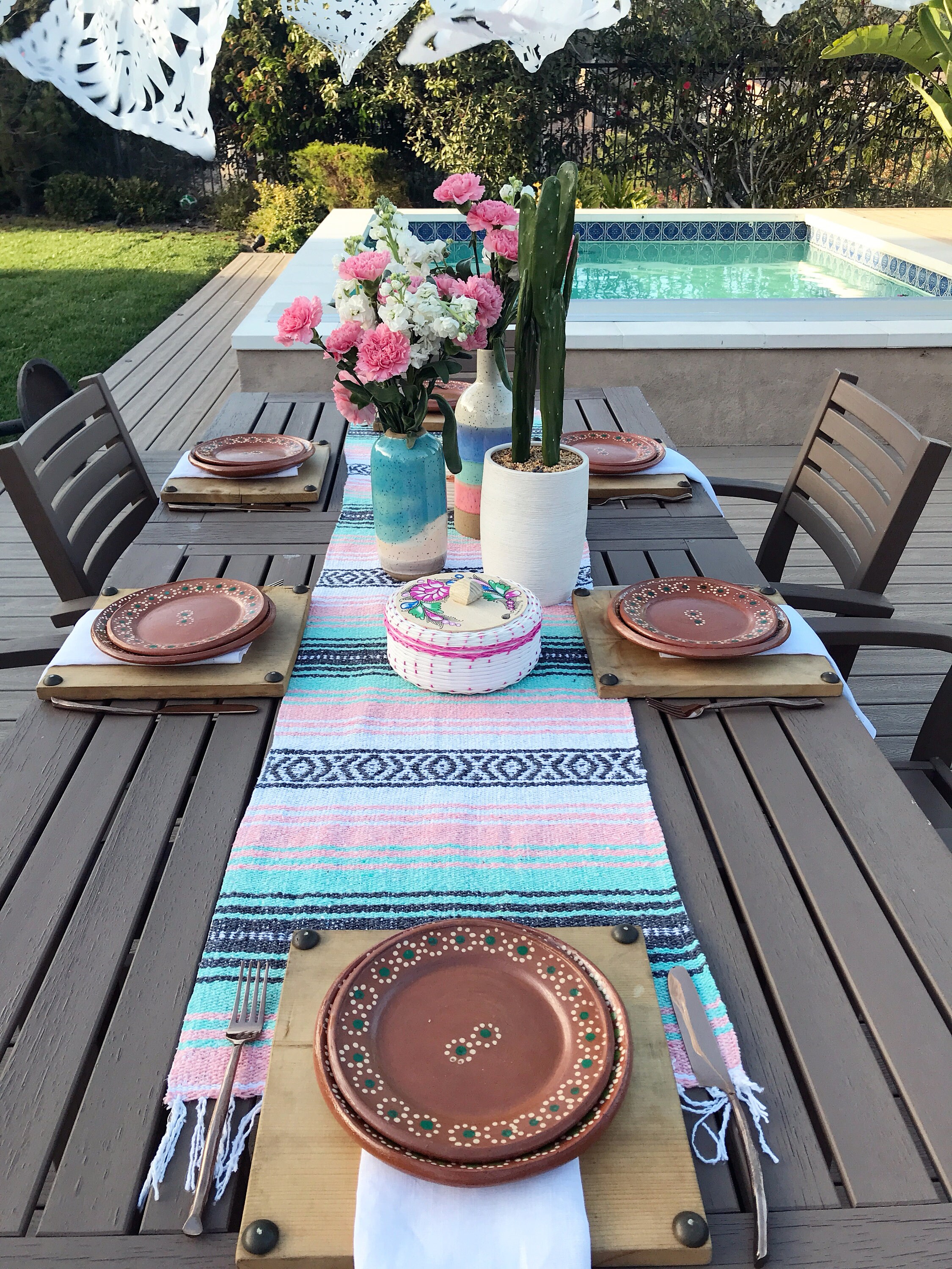 Table Linens Home & Living Coachella party Cinco de Mayo decoration