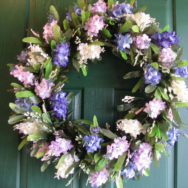 Lilac Wreath, Front Door Wreath