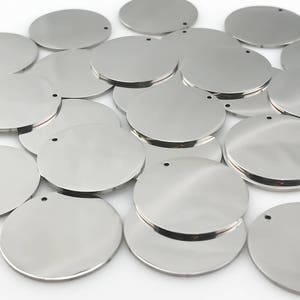 Stainless Steel Blanks, Package of 10, High Quality, USA, Stainless Steel Plates, Stainless Steel Discs, Engraving metal