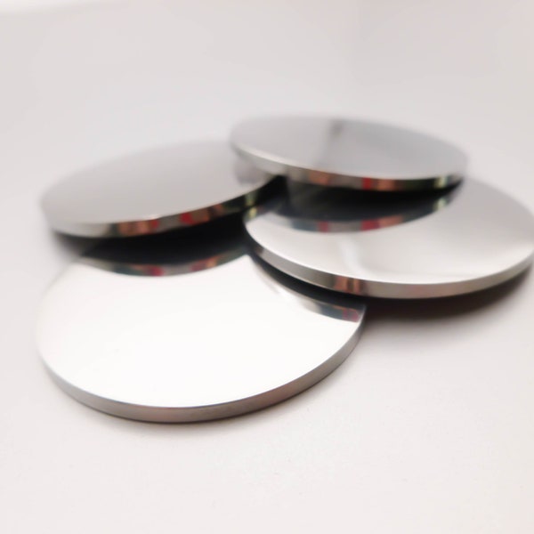 Ferromagnetic Stainless Steel Blanks-16g- Package of 10- Golf Markers- Attracted To Magnets - Stainless Steel Discs- Engraving metal