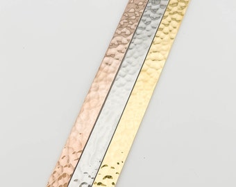 Stainless Steel Hammered Bracelet Blank, Cuff Blanks, Highly Polished Stainless Steel Bracelet Blanks, High Quality, USA,