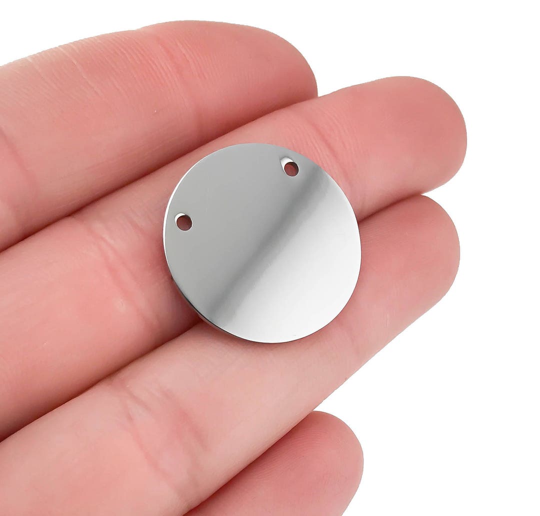 22mm Stainless Steel Blanks Package of 10 High Quality USA Etsy