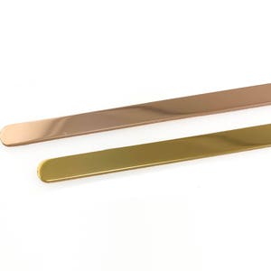 Stainless Steel Cuff Blanks, Brand New 2019 - SMOOTHER EDGES - Choose Size Rose Gold, Gold Or Silver Bracelets, High Quality, USA image 3