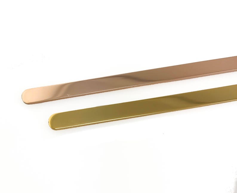 Stainless Steel Cuff Blanks, Brand New 2019 - SMOOTHER EDGES - Choose Size Rose Gold, Gold Or Silver Bracelets, High Quality, USA image 3
