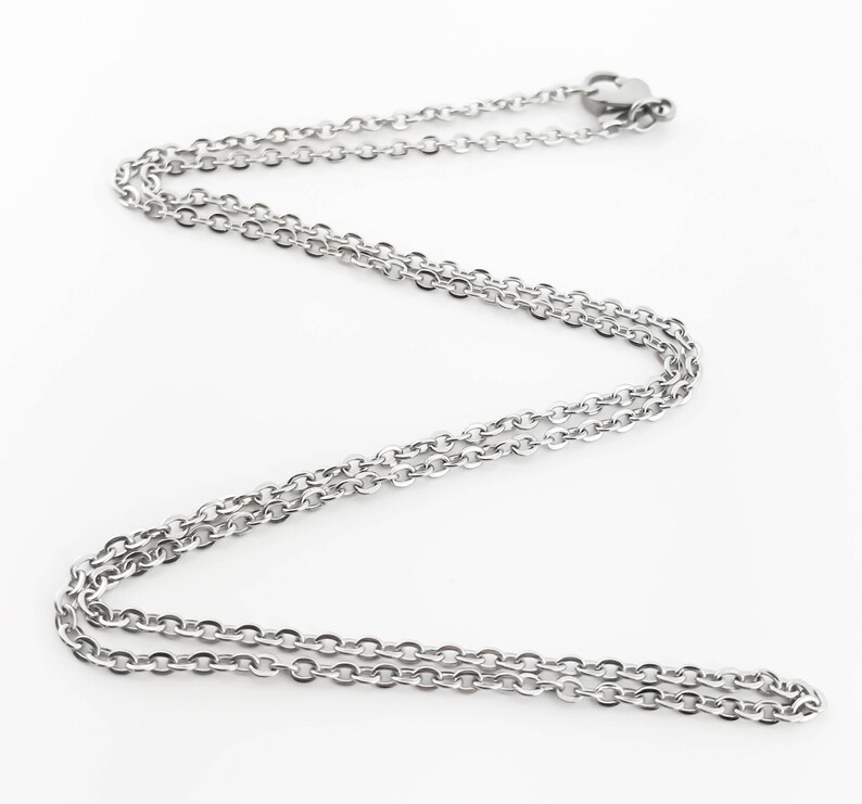 3mm Stainless Steel Chains Finished Stainless Steel Chains Etsy