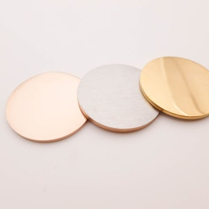 Ferromagnetisch-Highy Attract To Magnets- Goud- en roségouden roestvrijstalen blanks-16 g- Pakket met 10 golfmarkeringen- Metaal graveren