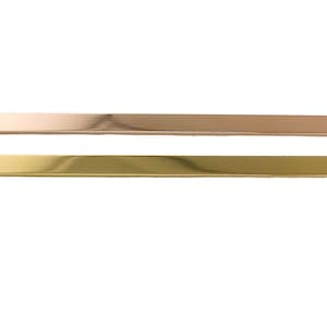 Stainless Steel Cuff Blanks, Brand New 2019 -  SMOOTHER EDGES - Choose Size Rose Gold, Gold Or Silver Bracelets, High Quality, USA