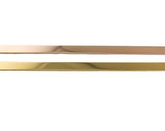 Stainless Steel Cuff Blanks, Brand New 2019 -  SMOOTHER EDGES - Choose Size Rose Gold, Gold Or Silver Bracelets, High Quality, USA